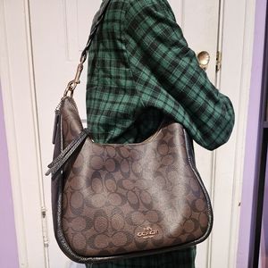 Coach Jules Hobo Bag in Signature Canvas